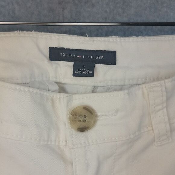 Tommy Hilfiger Relaxed Fit White Chino Pants - Picture 8 of 16